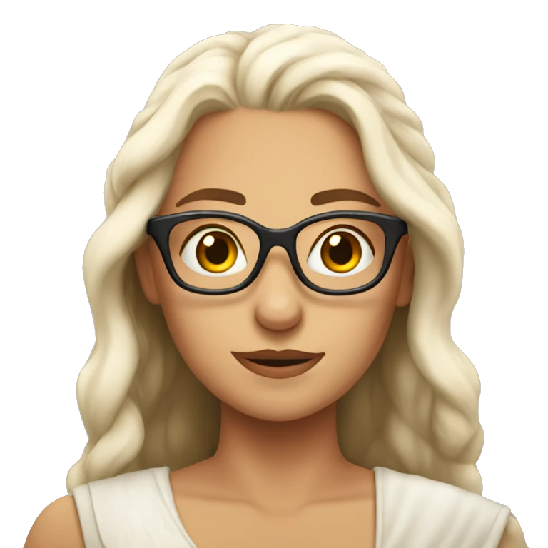 khaleesi with glasses emoji