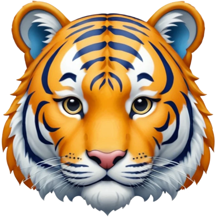 tiger blue color emoji