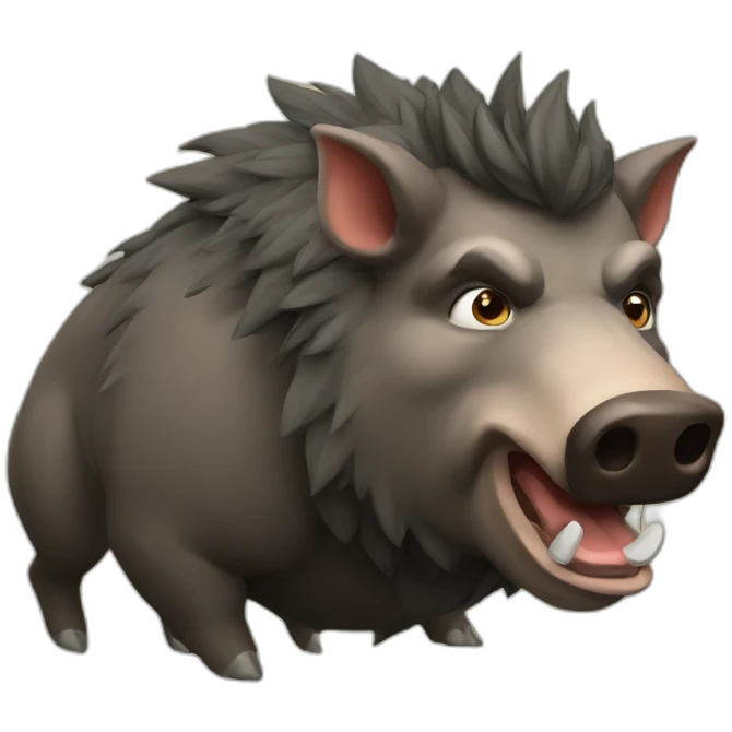 growlin boar emoji