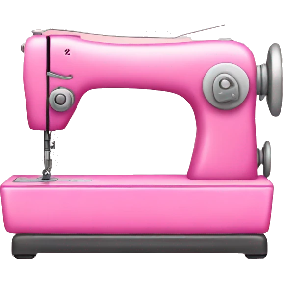 Sewing machine in pnk emoji
