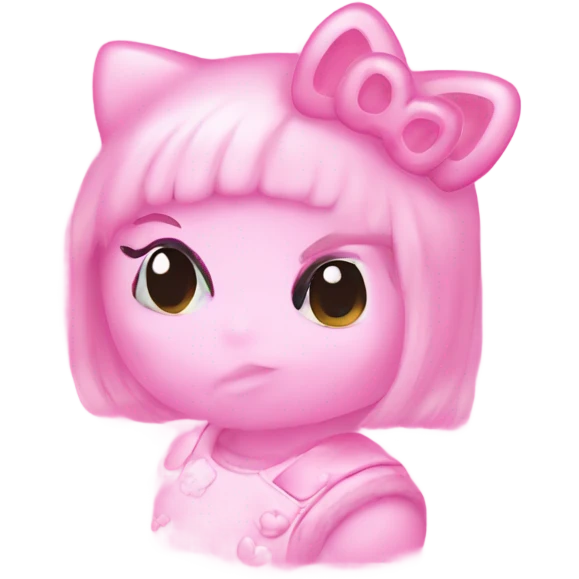 Hello kitty pink aesthetic  emoji
