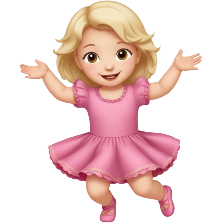 dance small baby girl emoji