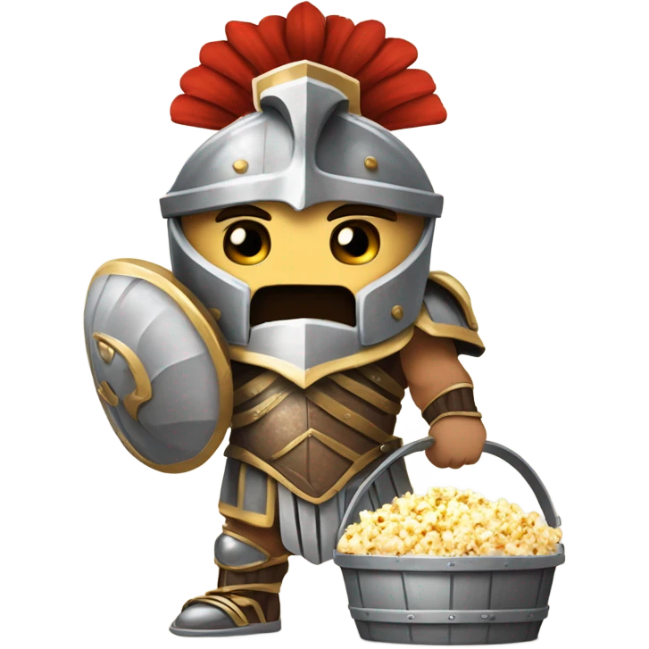 Gladiator with popcorn emoji