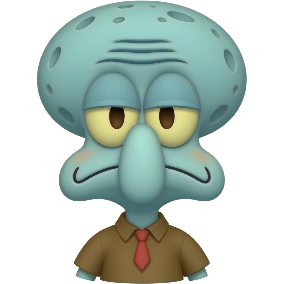 Squidward Tentacles emoji