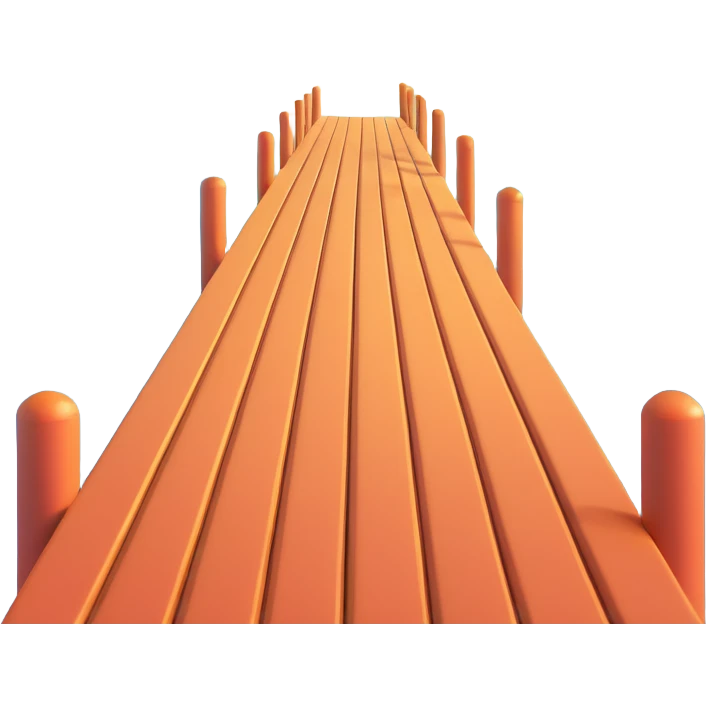 ocean sunset horizon dock emoji