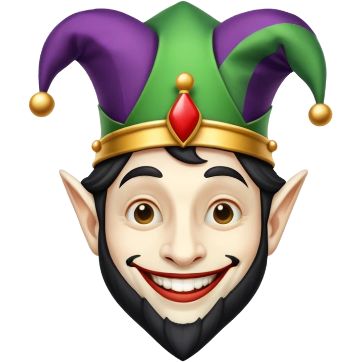the black king's fool emoji