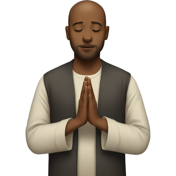 a person praying  emoji