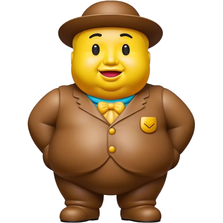 Cinematic Realistic Botero Sculpture Pop Culture Emoji, featuring an exaggerated, whimsical portrayal inspired by the famed sculptor rendered with dynamic textures and vibrant, artistic lighting. emoji