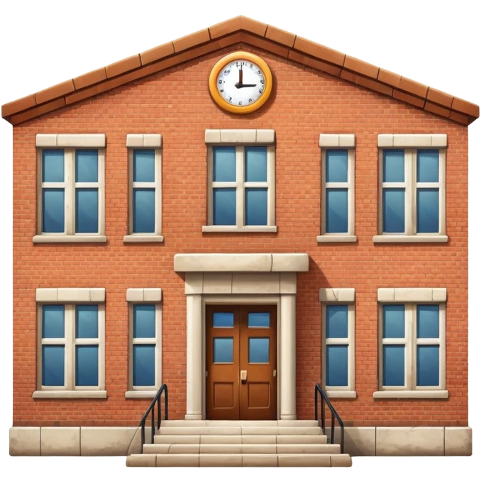 school building emoji