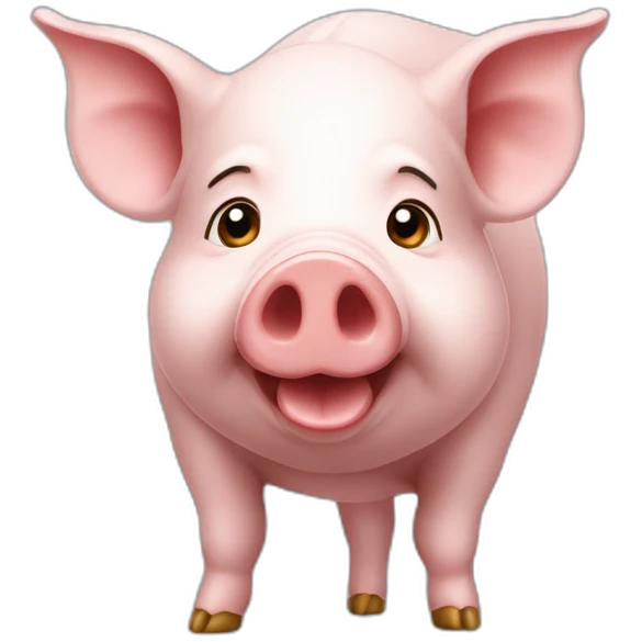 Cochon d’Inde avec un costard emoji