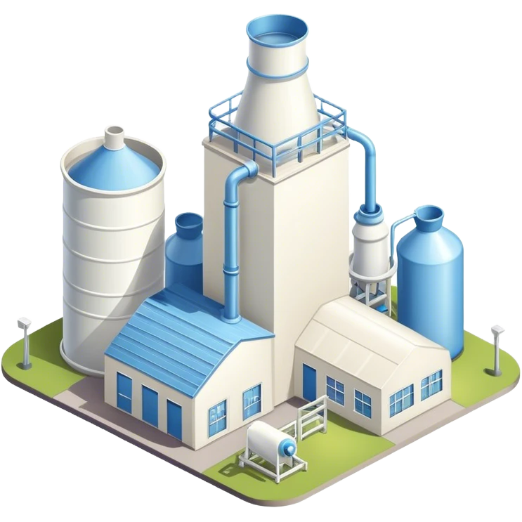 Isometric milk factory  emoji