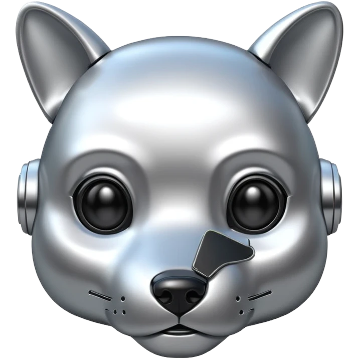 robot dog head emoji