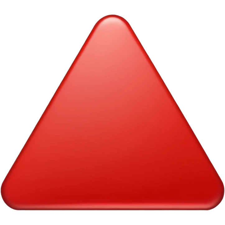 Red triangle emoji