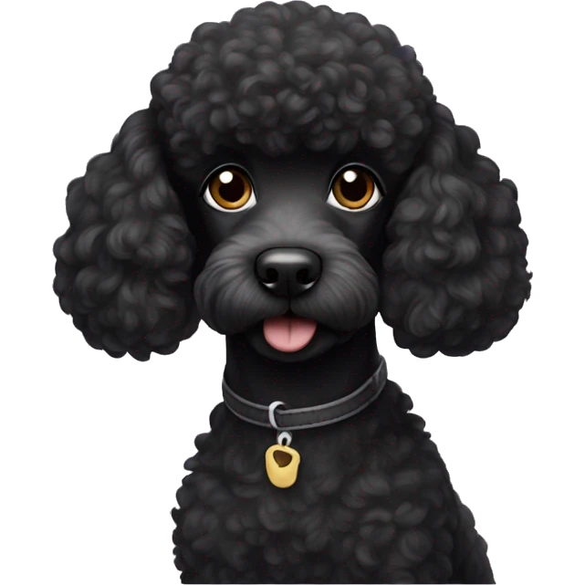 Black poodle emoji