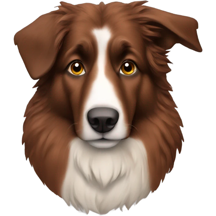 Red meral Australia shepherd  emoji