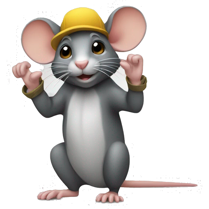 Rat Saluting emoji
