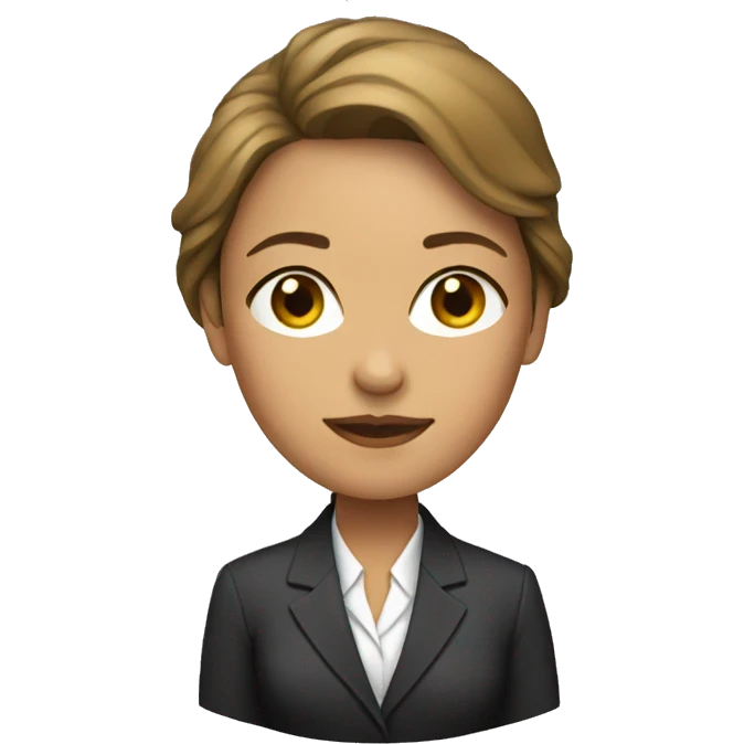 Women with suit emoji