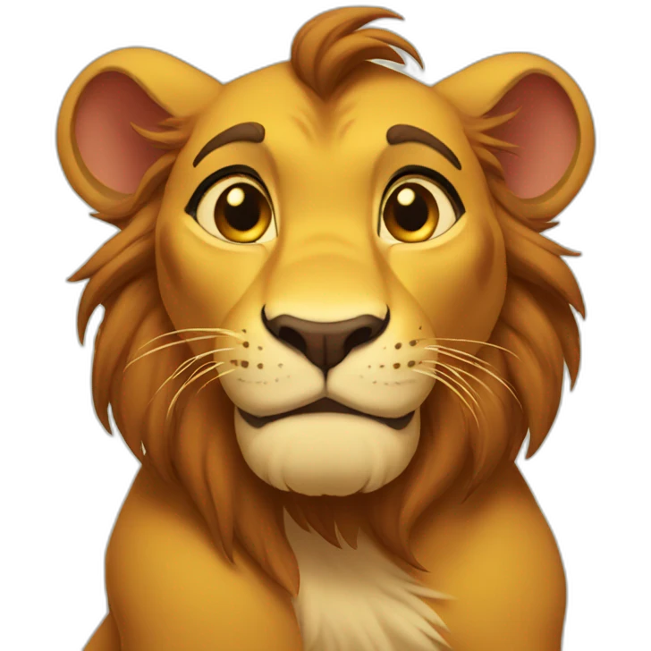 Simba emoji