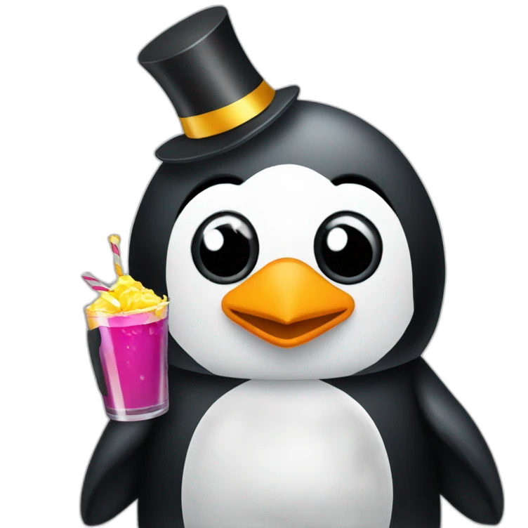 party penguin emoji