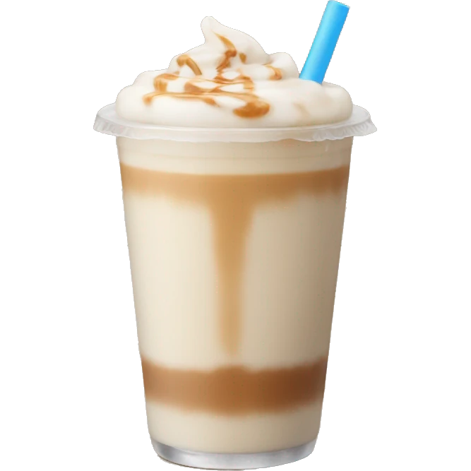 iced chai latte emoji