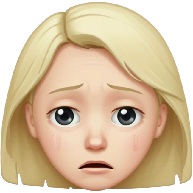 Upsetting news emoji