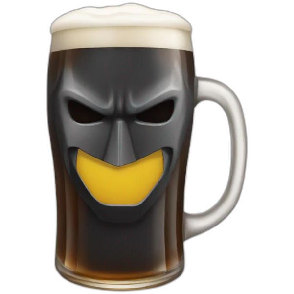 batman drink beer emoji