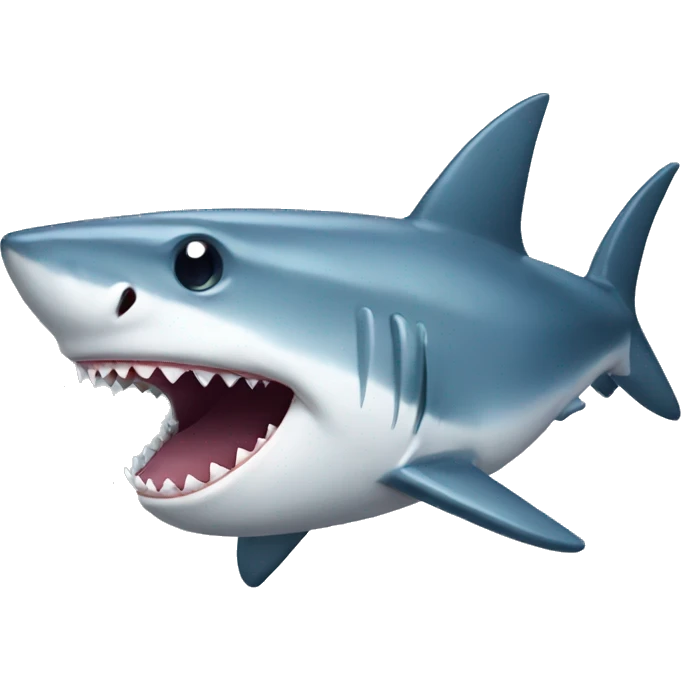 Diamond shark emoji
