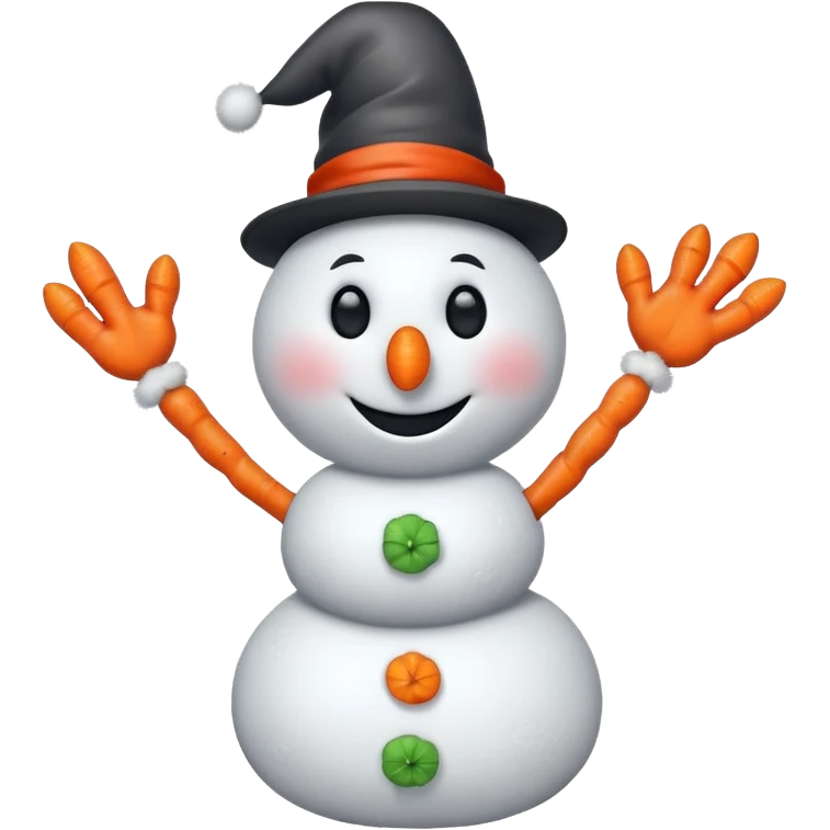 dancing snowman emoji