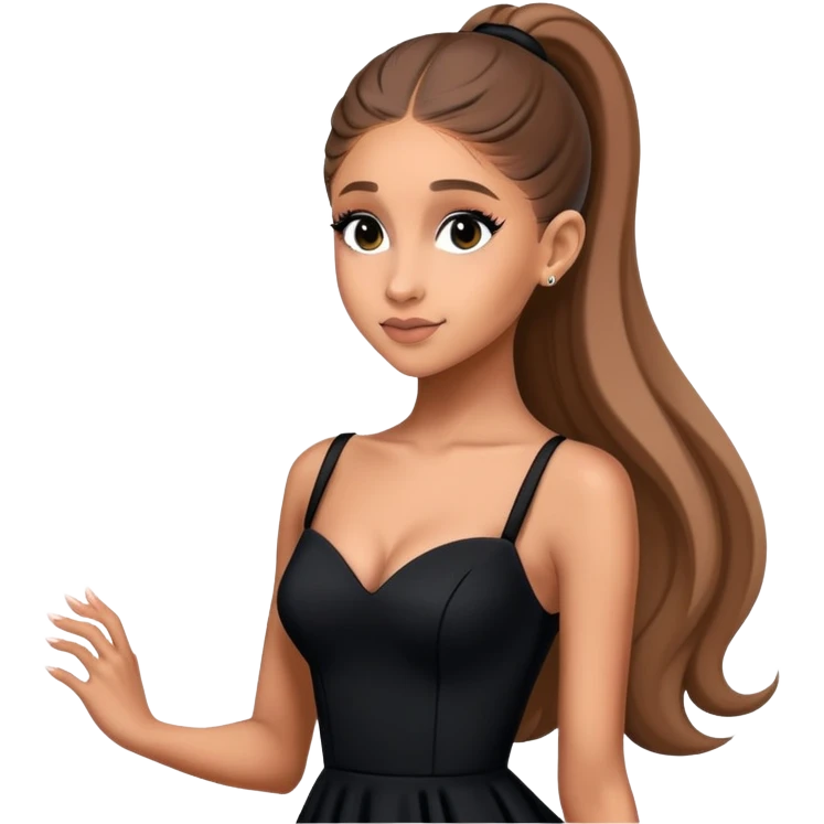 Ariana grande going into the wicked set  emoji