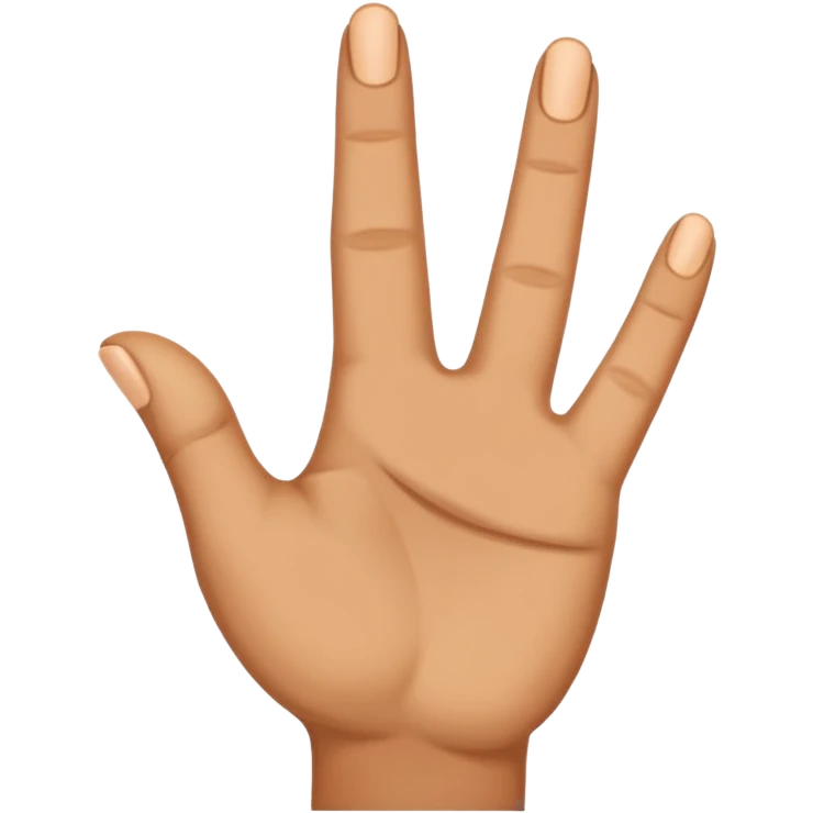 The letter I in ASL emoji