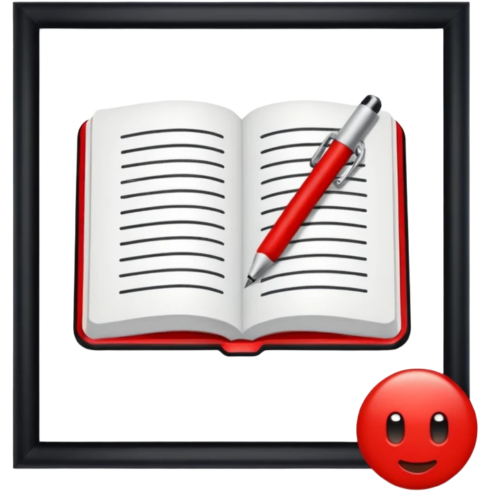 Any body up for dmz writing in white with red border emoji