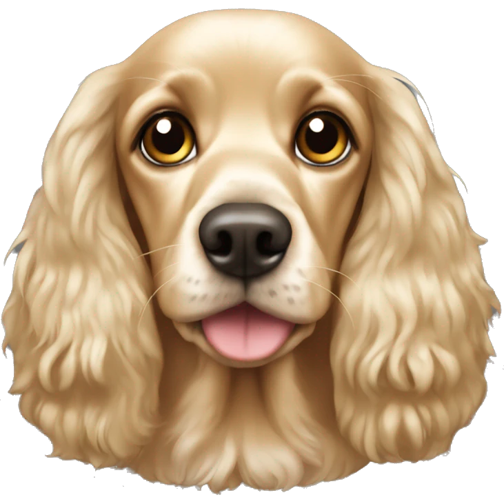 blonde cockerspaniel emoji