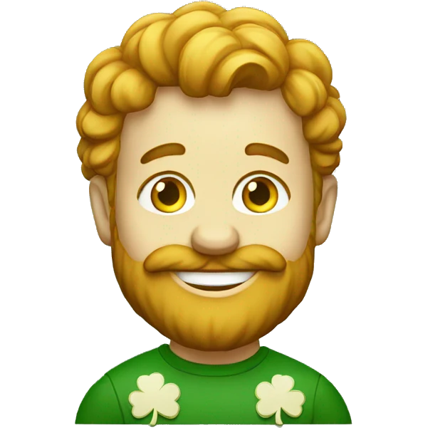 happy irish emoji