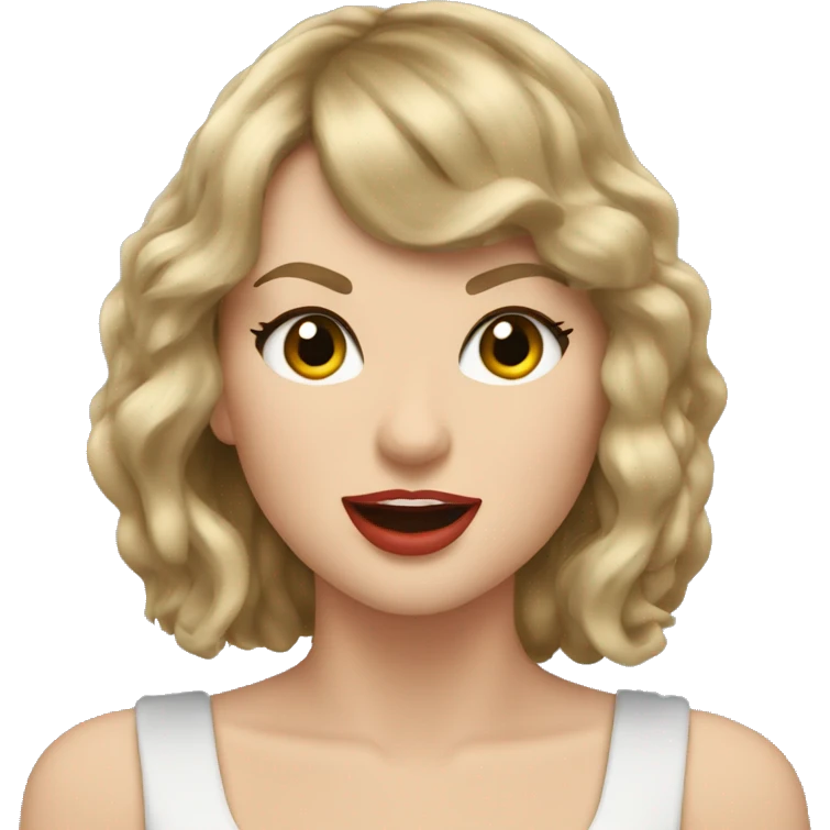taylor swift is singing emoji