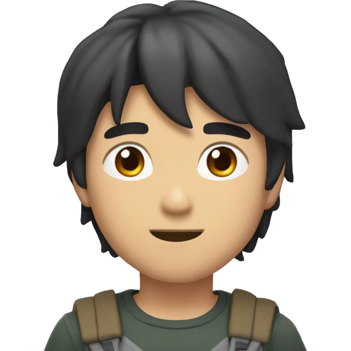 Hiro hamada con su taje de súper héroe  emoji