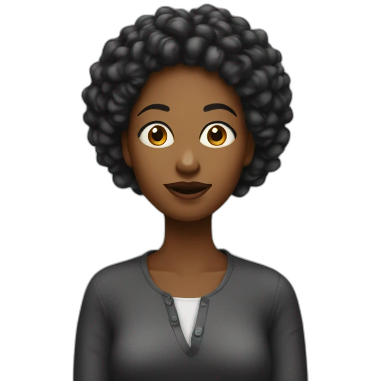 Black women who say « hmmm viande» emoji