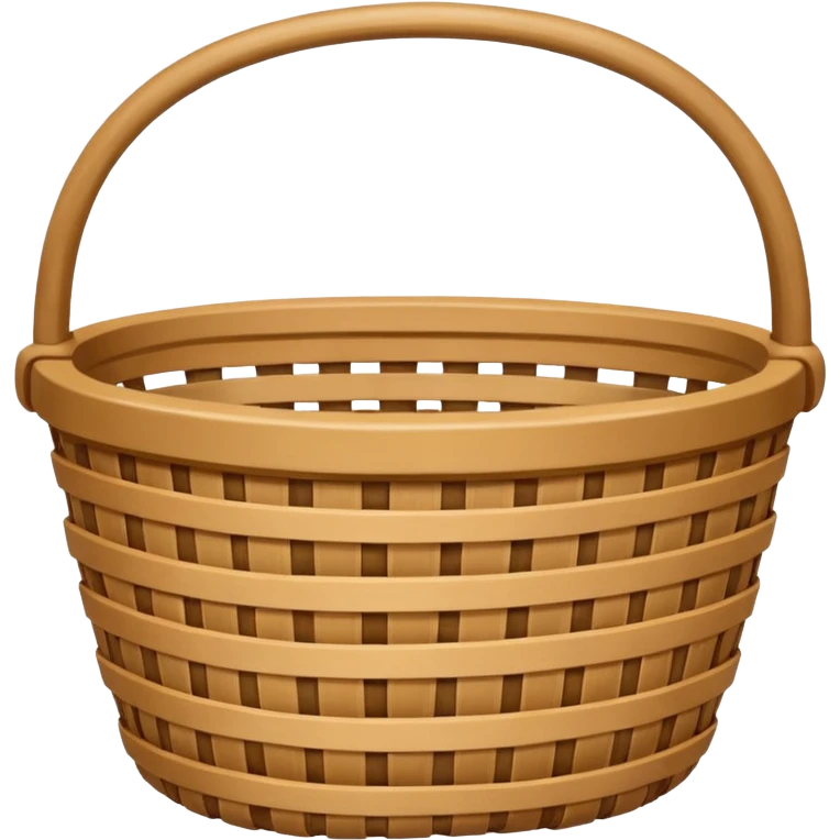 empty wicker basket emoji