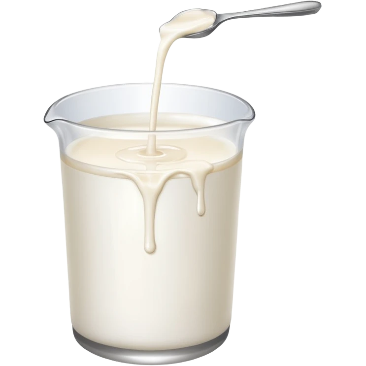 Hand dripping milk emoji