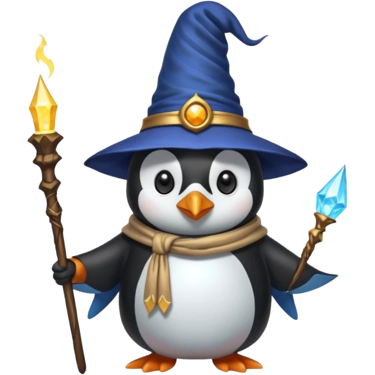 Penguin Wizard emoji