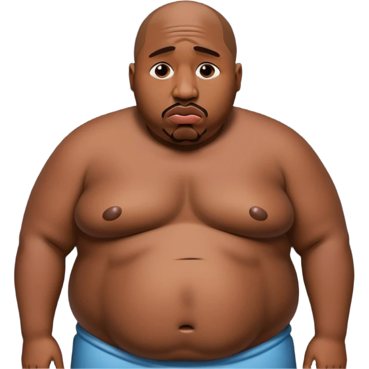 tupac, crying, really fat and obese belly emoji