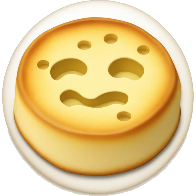 Crumpet with butter emoji