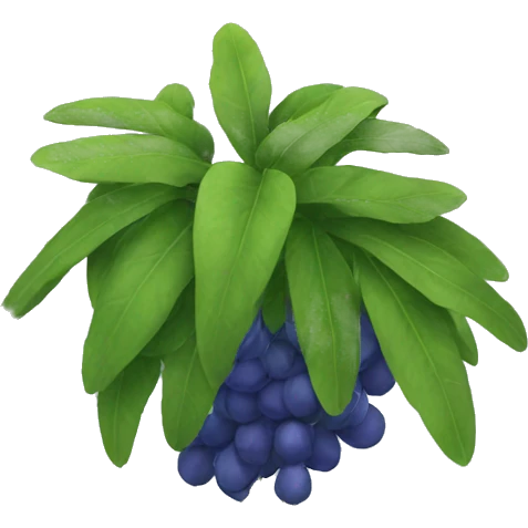 indigo plant emoji