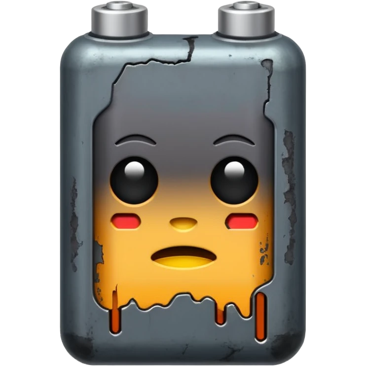 drained battery emoji