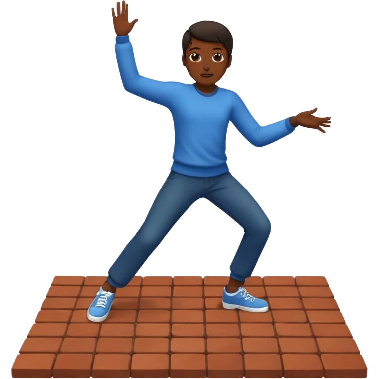 Brick is dancing emoji