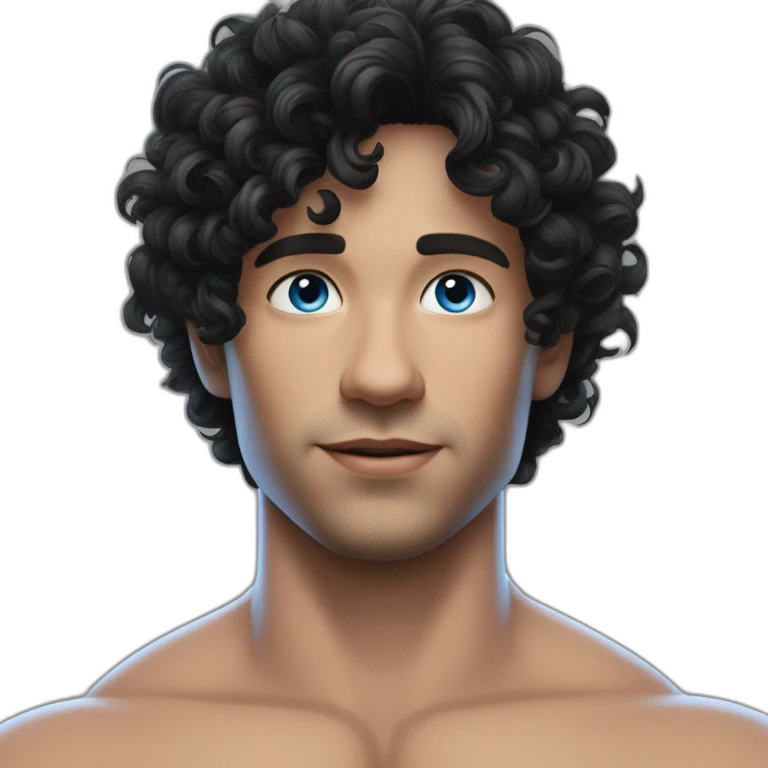 a-sexy-guy-shirtless-with-curly-black-hair,-white-skin-and-blue-eyes emoji