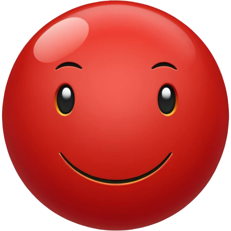 write "RED" emoji
