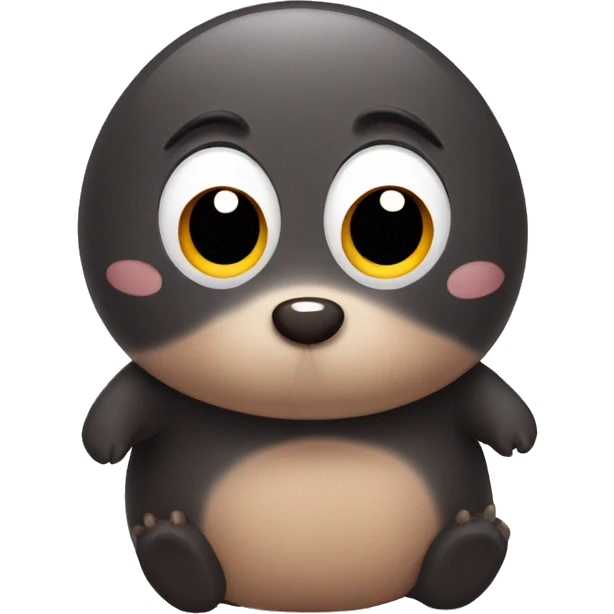 Cute mole emoji