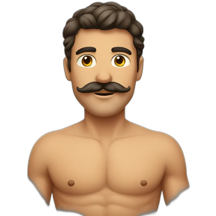portuguese-men-with-mostache-in-a-speedo emoji