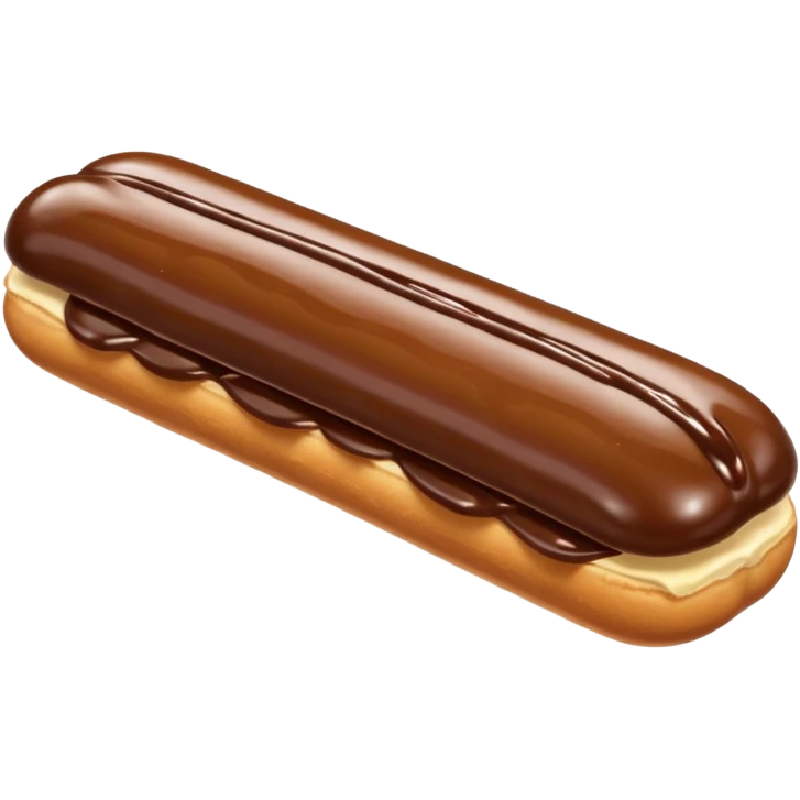 Chocolate-glazed éclair





















 emoji