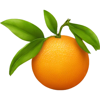 Orange fruit  emoji
